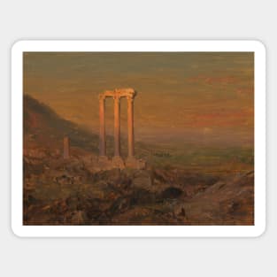 Classical Ruins, Syria by Frederic Edwin Church Magnet